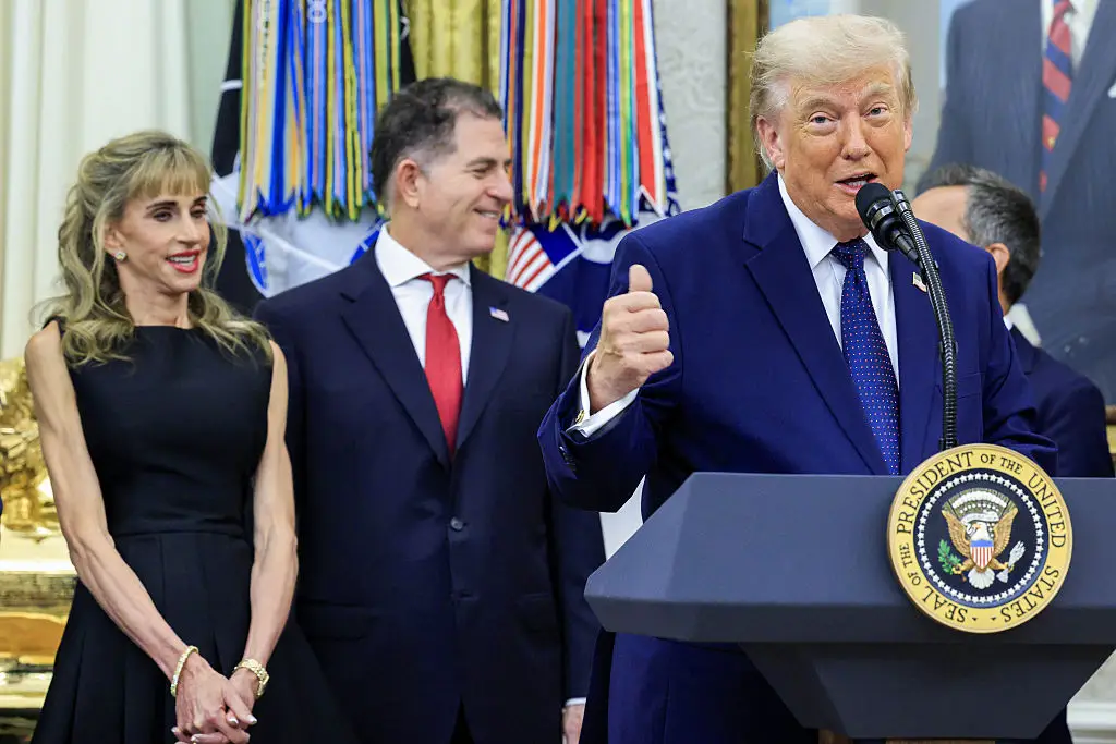 President Trump is legally exempt from any conflict of interest claims, no matter how clear he makes his actions (Shawn Thew/EPA/Bloomberg via Getty Images)
