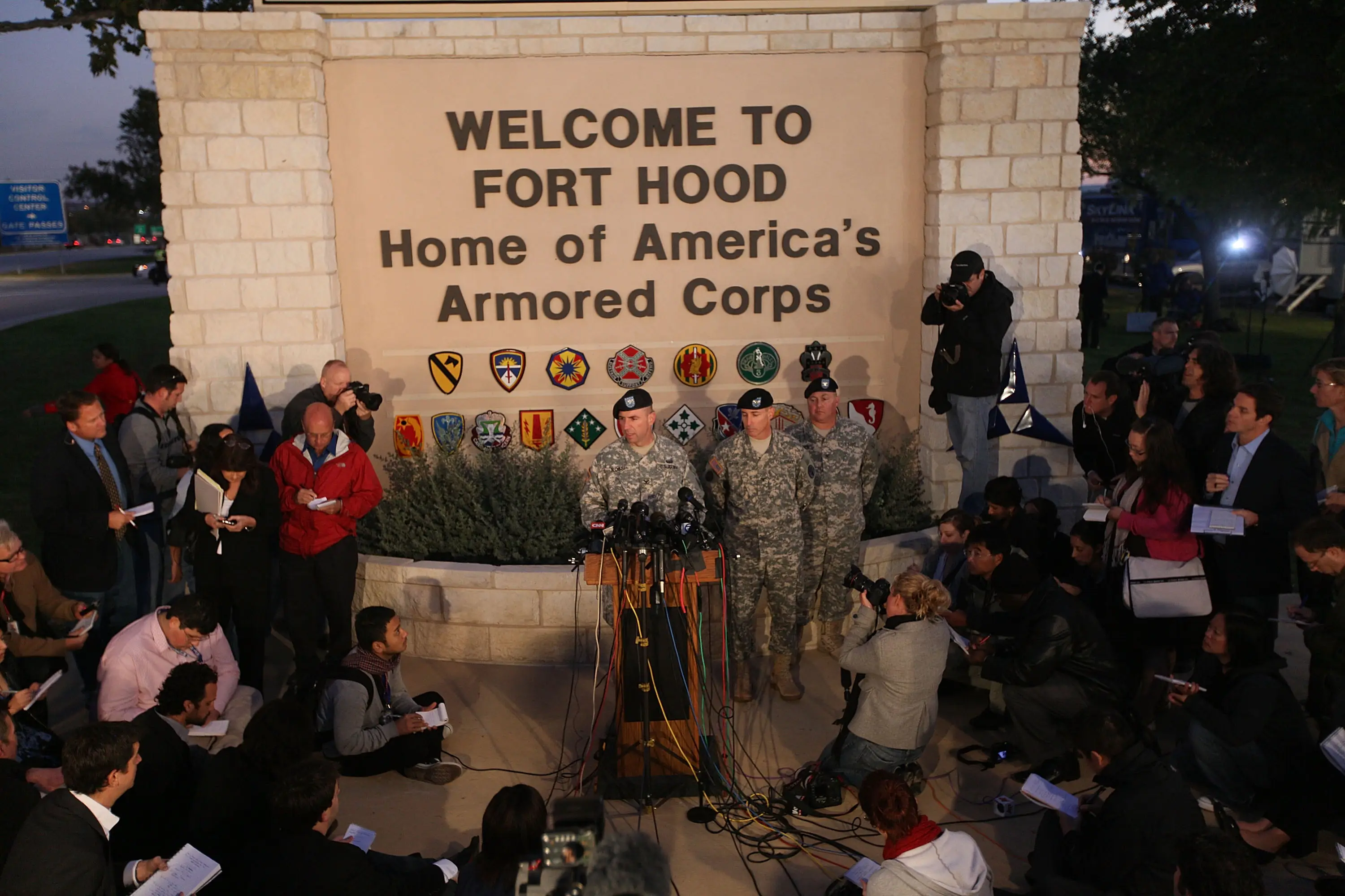 Nidal Hasan killed 13 unarmed US soldiers after open firing at Fort Hood in 2009 (Joe Raedle/Getty Images)