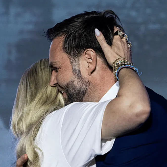 Erika Kirk finally replies to backlash over her viral hug with JD Vance