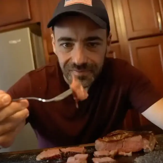 YouTuber only ate meat for 365 days and says the results 'changed his life forever'