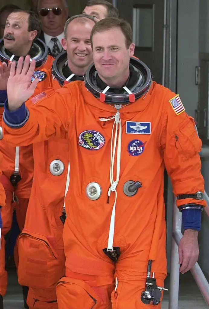 Halsell logged over 1,250 hours in space. (TONY RANZE/Contributor/Getty)