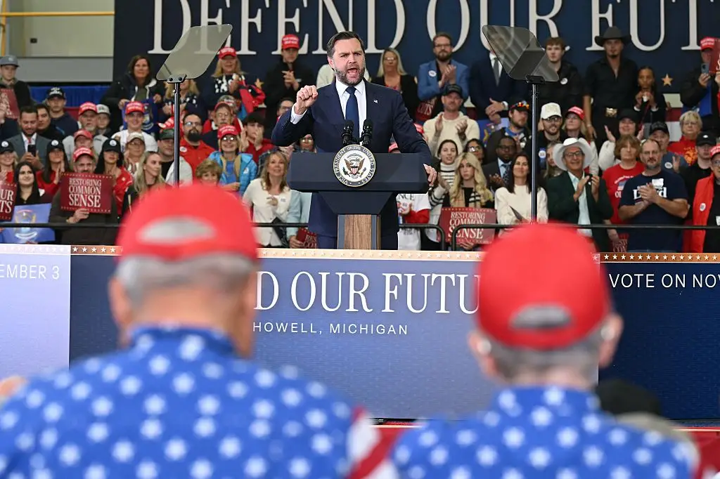Vice President recently attended a Michigan rally in support of Mike Rogers (SAUL LOEB / Contributor / Getty)