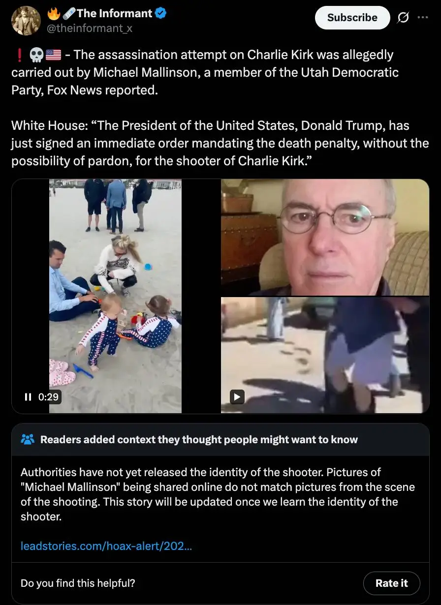 Mallinson has spoken out about his ordeal (X)