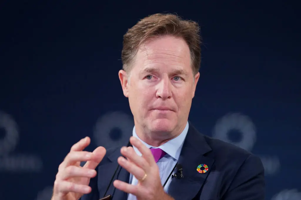 Clegg joined Facebook in 2018 after losing his seat in the House of Commons (Leigh Vogel / Contributor / Getty)