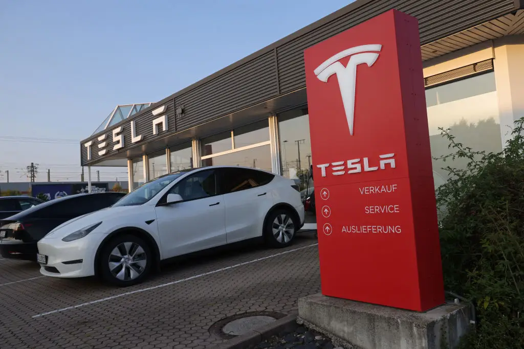 Tesla shares went up by 3.3 percent last Wednesday. (Sean Gallup/Staff/Getty)
