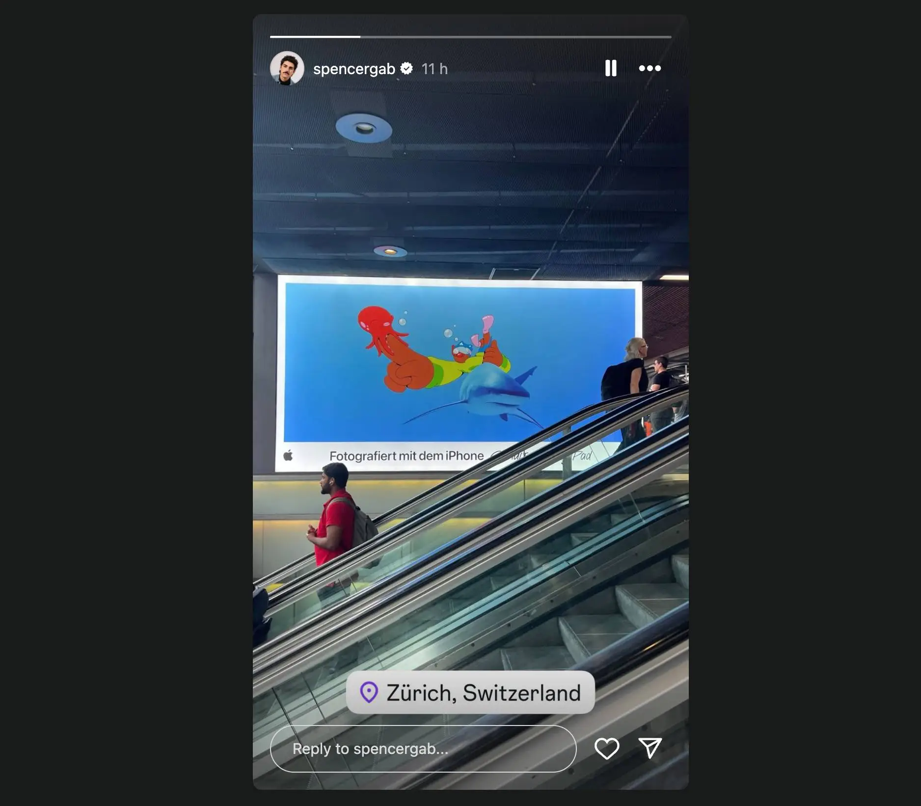 Spencer Gabor's Apple artwork is causing quite the stir (Instagram / Spencer Gabor)