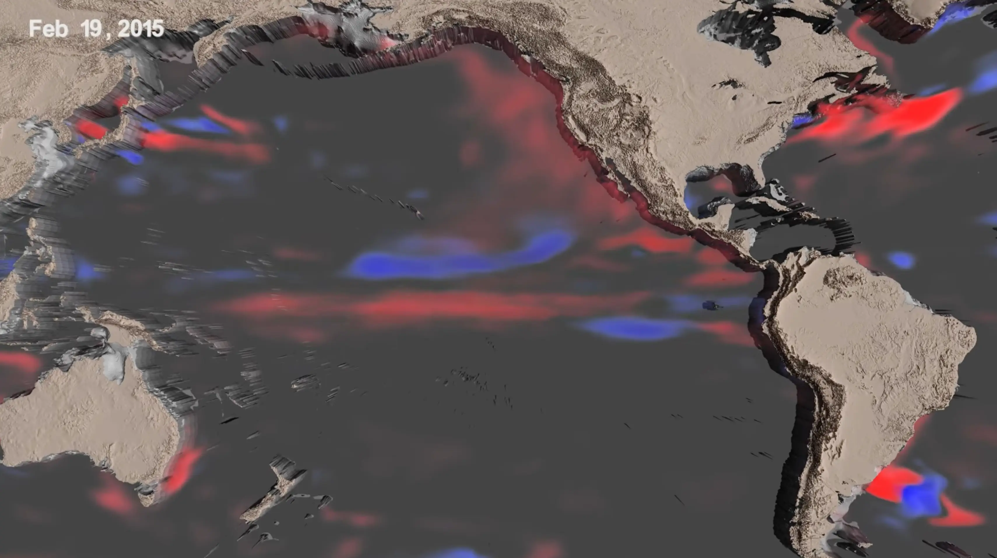There are concerns that a new ‘super El Niño’ could be brewing this summer (YouTube/@NASAGoddard)