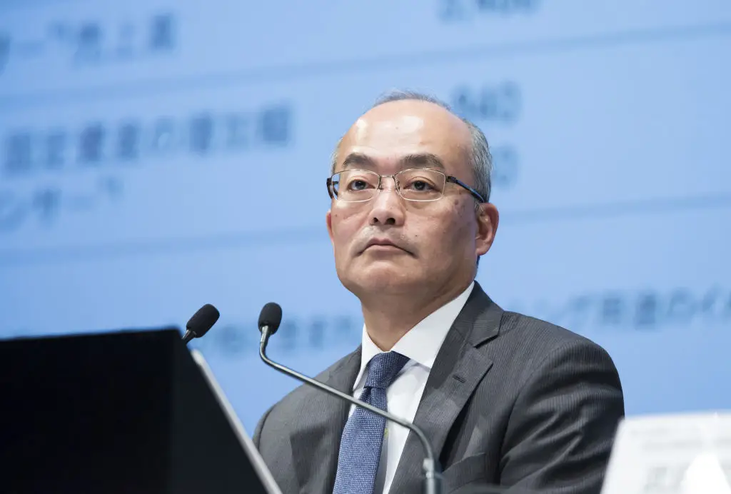 Sony CEO Hiroki Totoki benefitted from the recent stock bump, selling off half of his shares in the company (Tomohiro Ohsumi/Bloomberg via Getty Images)
