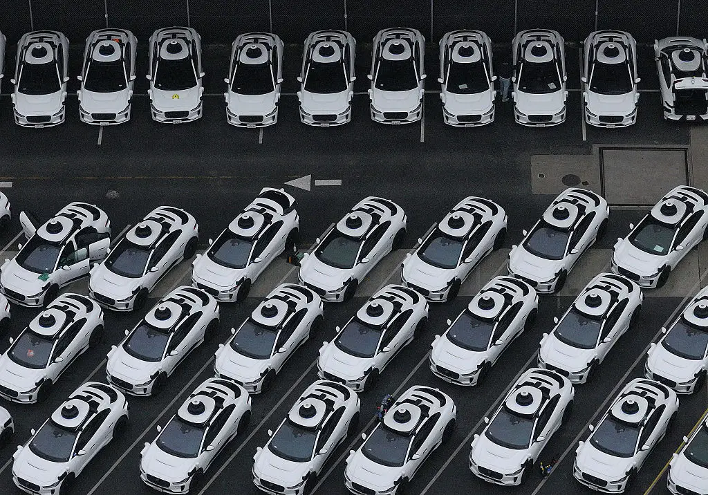 Residents are reaching the end of their tether when it comes to the roaming Waymo vehicles, with no resolution in sight (Justin Sullivan/Getty Images)