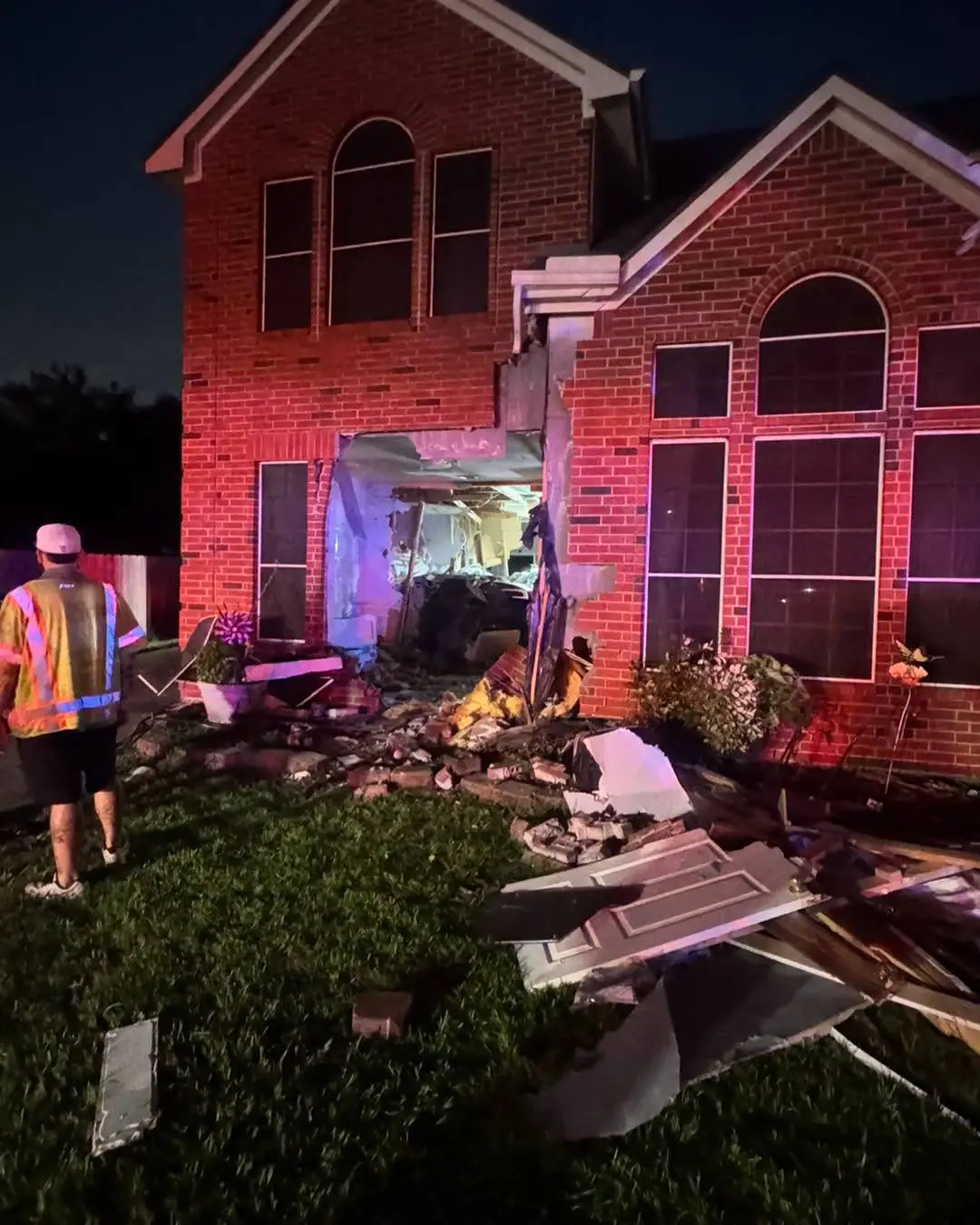 There was a scene of devastation in Katy, Texas (Facebook / Harris County Constable's Office Precinct 5)