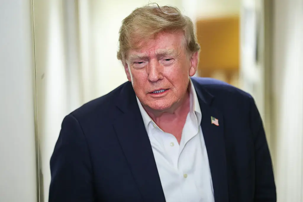 Trump has denied claims that AI is dangerous, demanding that labs continue development despite dangers (Anna Moneymaker/Getty Images)