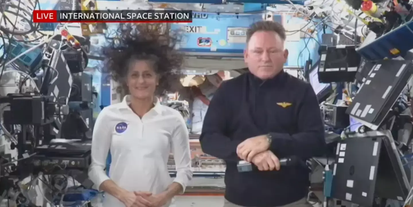 The two astronauts spoke to the media on September 13 (BBC News/NASA)