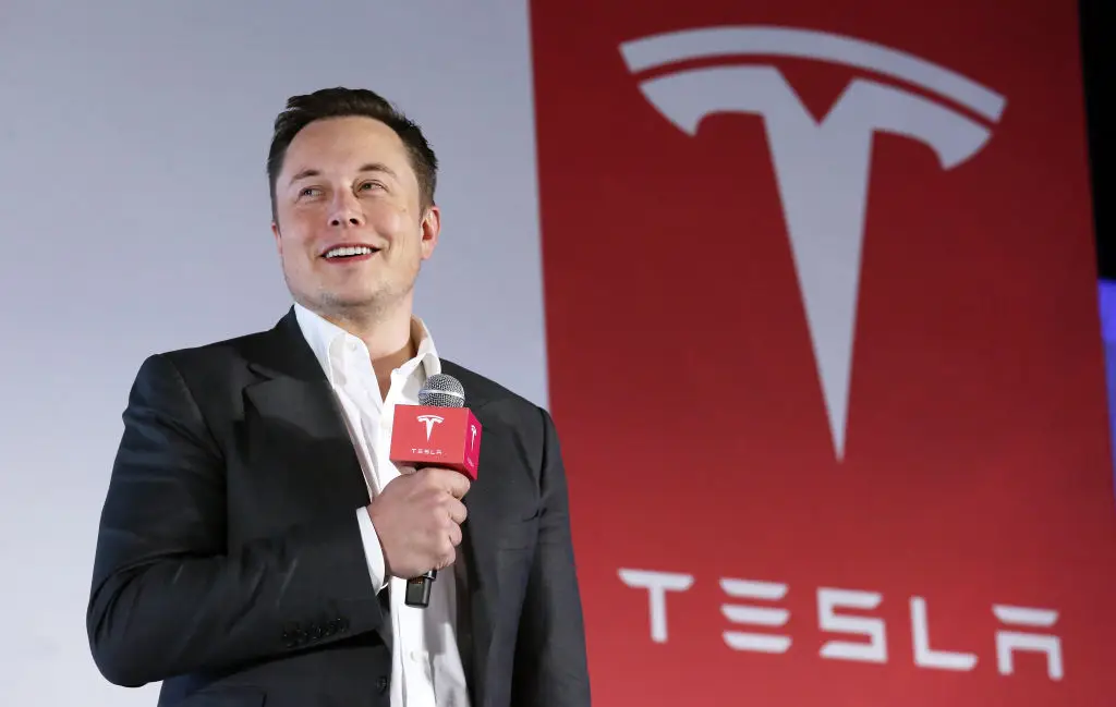Elon Musk and other key Tesla figures have been sued by shareholders for securities fraud (Nora Tam/South China Morning Post via Getty Images)