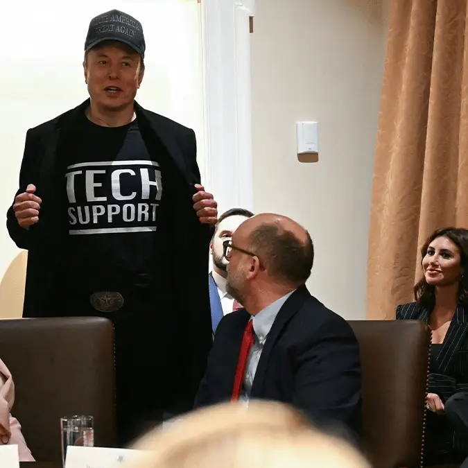 Awkward moment Trump asks cabinet if they are 'unhappy with Elon' while Musk is standing right there