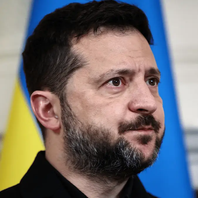 Ukrainian President Zelensky (HENRY NICHOLLS / Contributor via Getty)