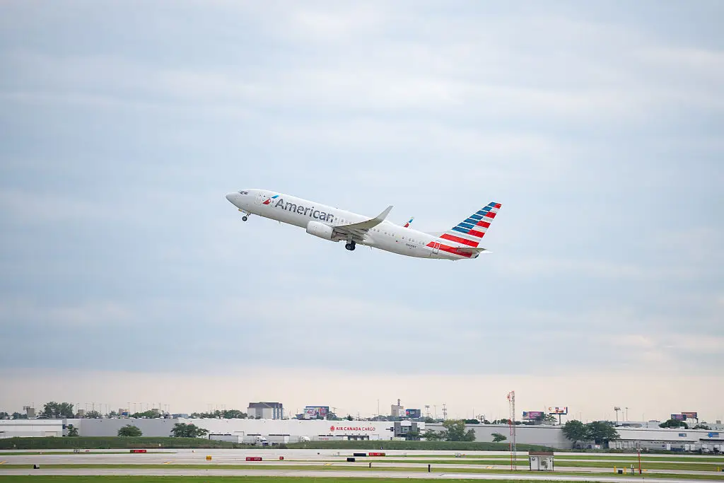 A laptop caught fire on a American Airlines flight last week (Marcin Golba/NurPhoto via Getty Images)