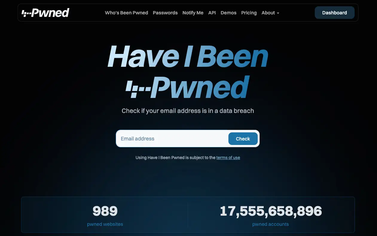 Have I Been Pwned is one of the most important tools to protect against hacking attempts, and it takes seconds to use (HaveIBeenPwned)