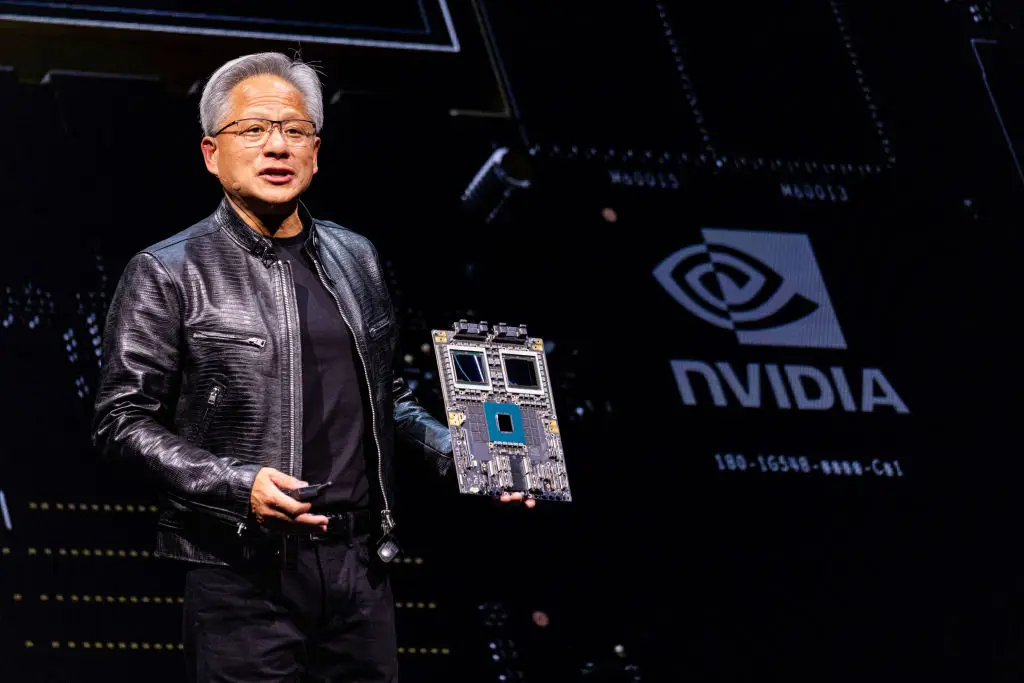 Nvidia is expected to boom in 2025 (Bloomberg / Contributor / Getty)