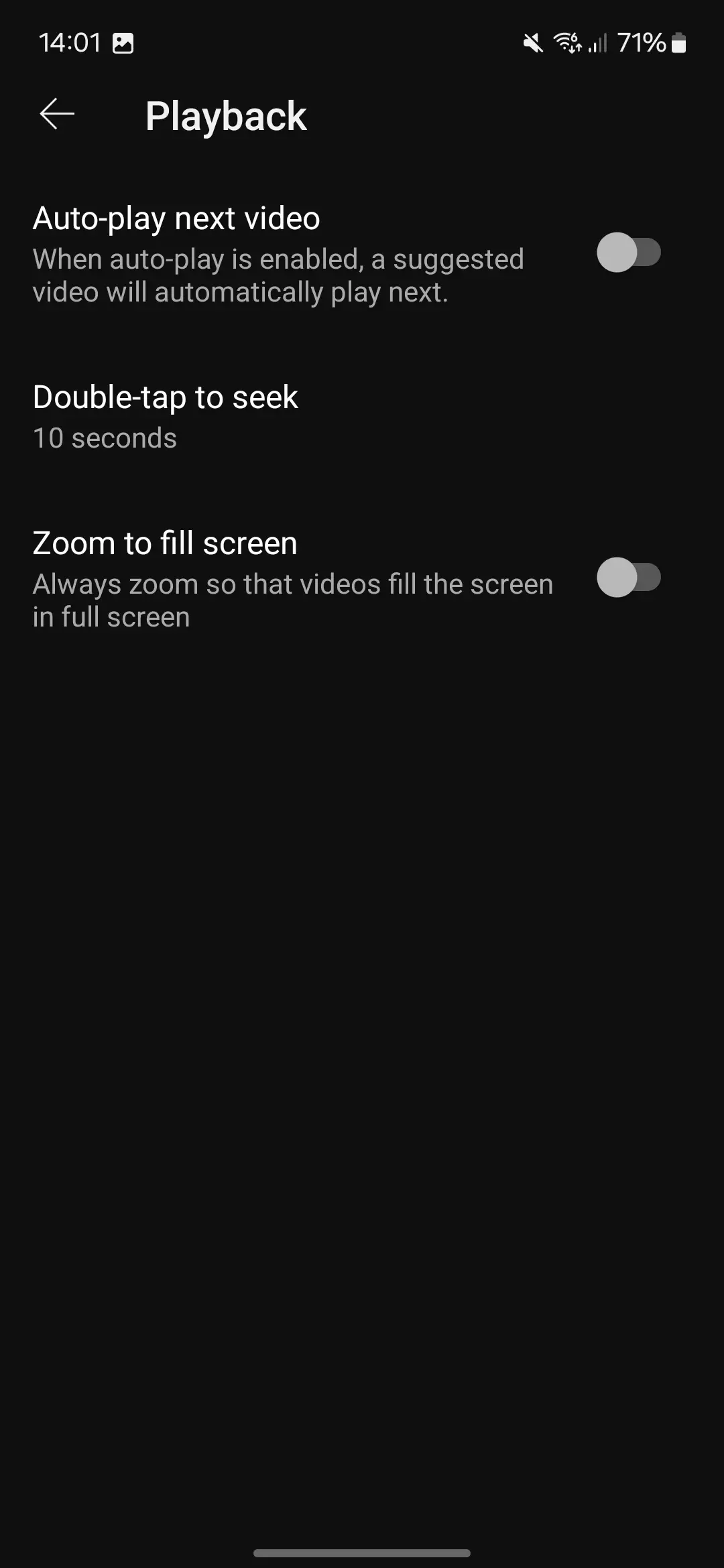 You can adjust autoplay preferences and playback settings in the YouTube app (YouTube)