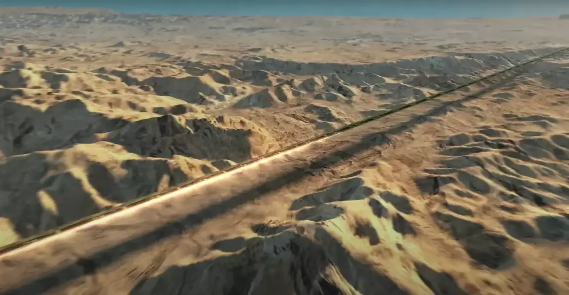 The Line will house around nine million residents (YouTube/@NEOMChannel)