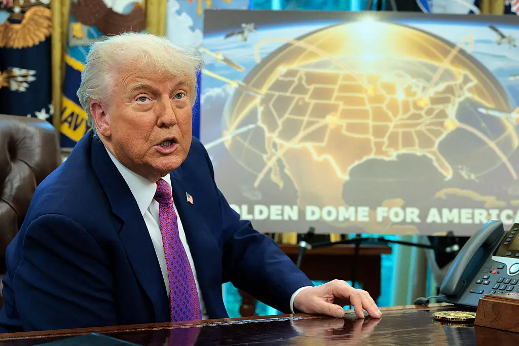 Trump is going ahead with his plans for a Golden Dome (Chip Somodevilla/Getty Images)