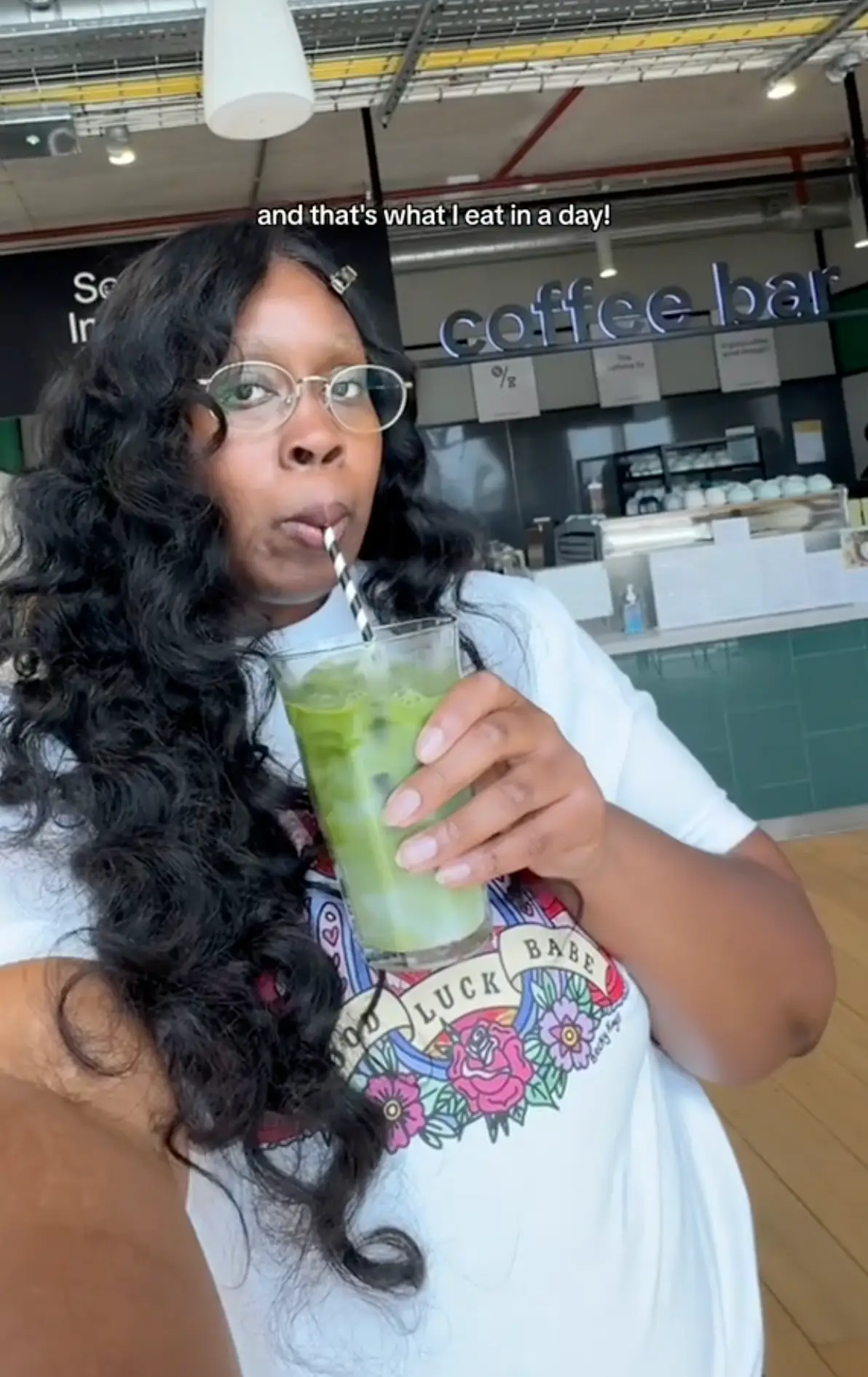 People were in shock about the food available at Google (TikTok/@muinatabdul)