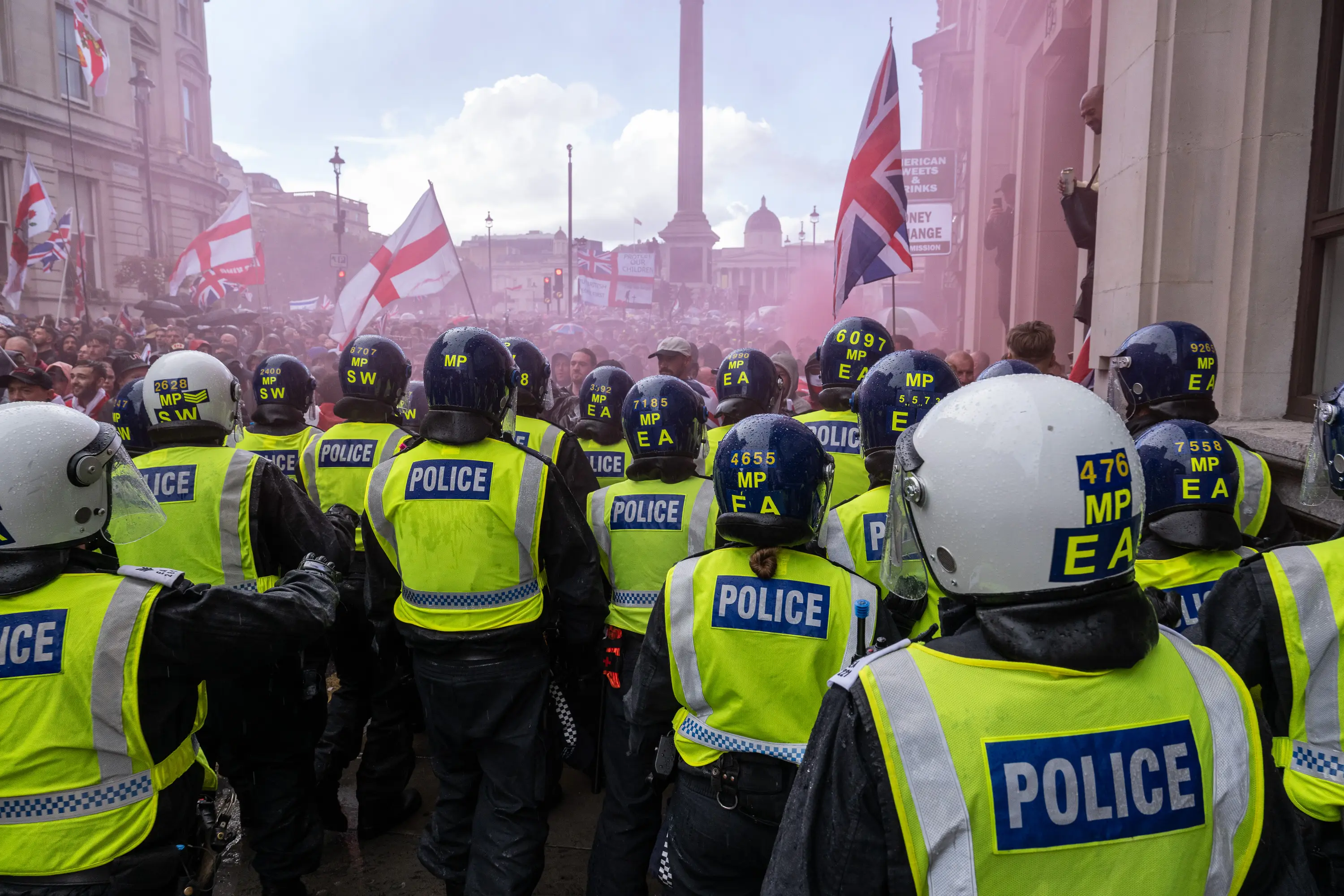 The far right rally took place in London over the weekend (Guy Smallman/Getty Images)