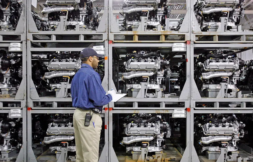 Toyota's factory in Huntsville, Alabama is among its biggest in America, and it has invested in a local high school to fix labor shortages (Gary Tramontina/Bloomberg via Getty Images)