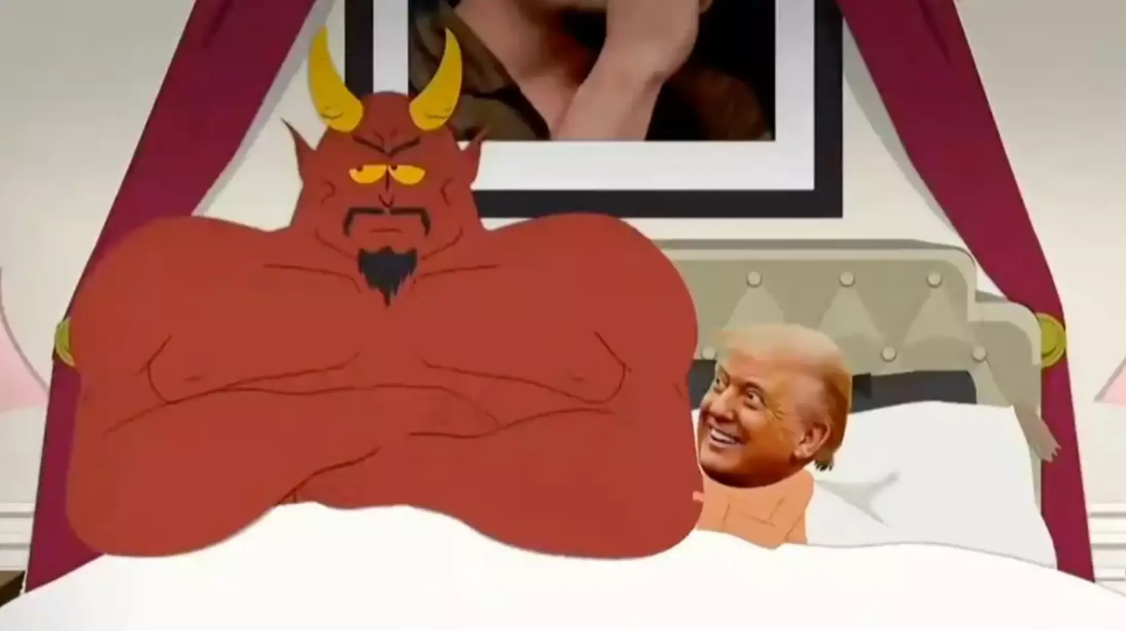 White House spokesperson Taylor Rogers described the TV show as having not ‘been relevant for over 20 years’ (Paramount)