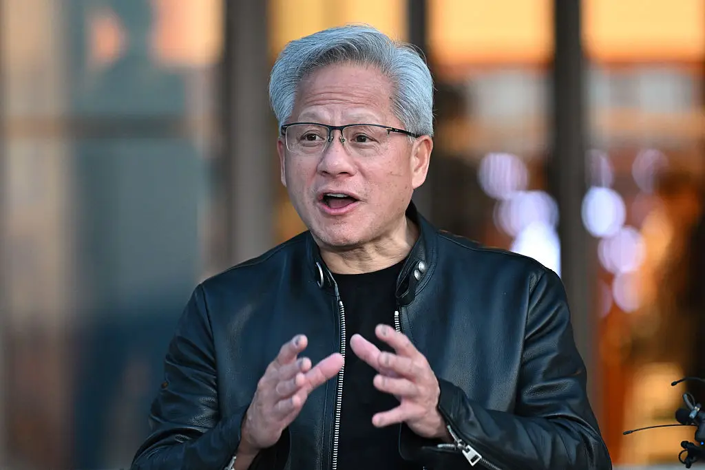Jensen Huang announced that the PC is being 'reinvented' (JUNG YEON-JE/Contributor/Getty)