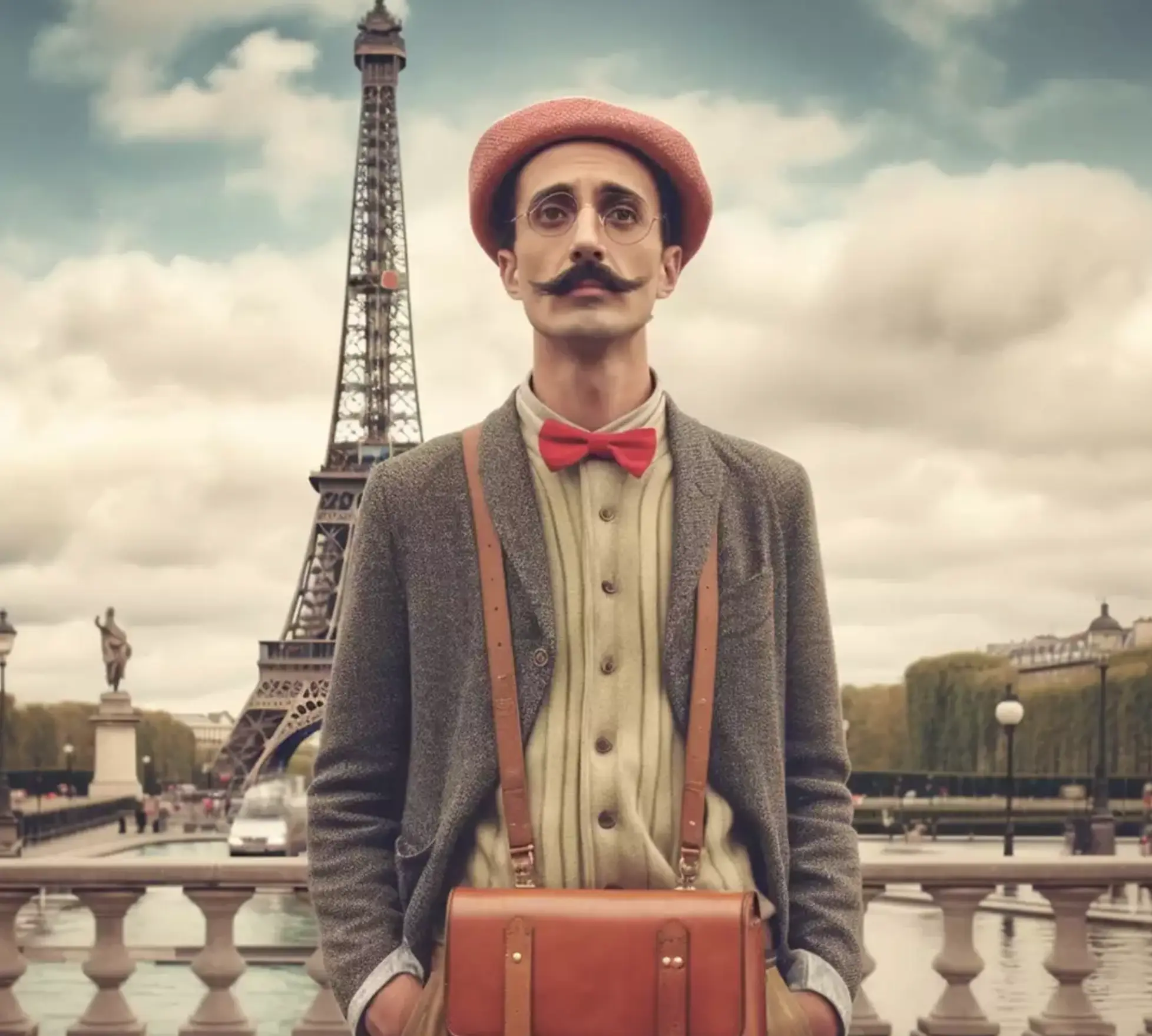 The AI created what it considers to be a stereotypical French person (r/midjourney/Reddit)