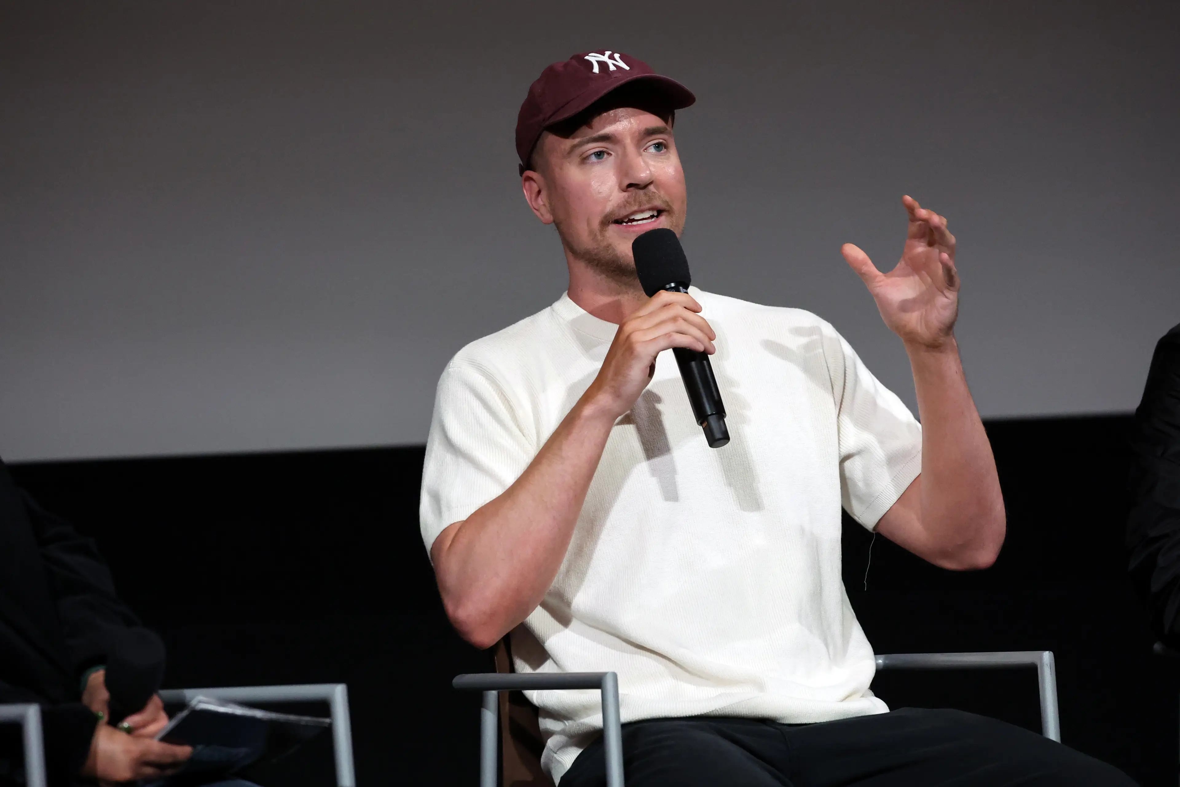 MrBeast has received backlash for his recent video (Eric Charbonneau/Amazon Prime Video via Getty Images)