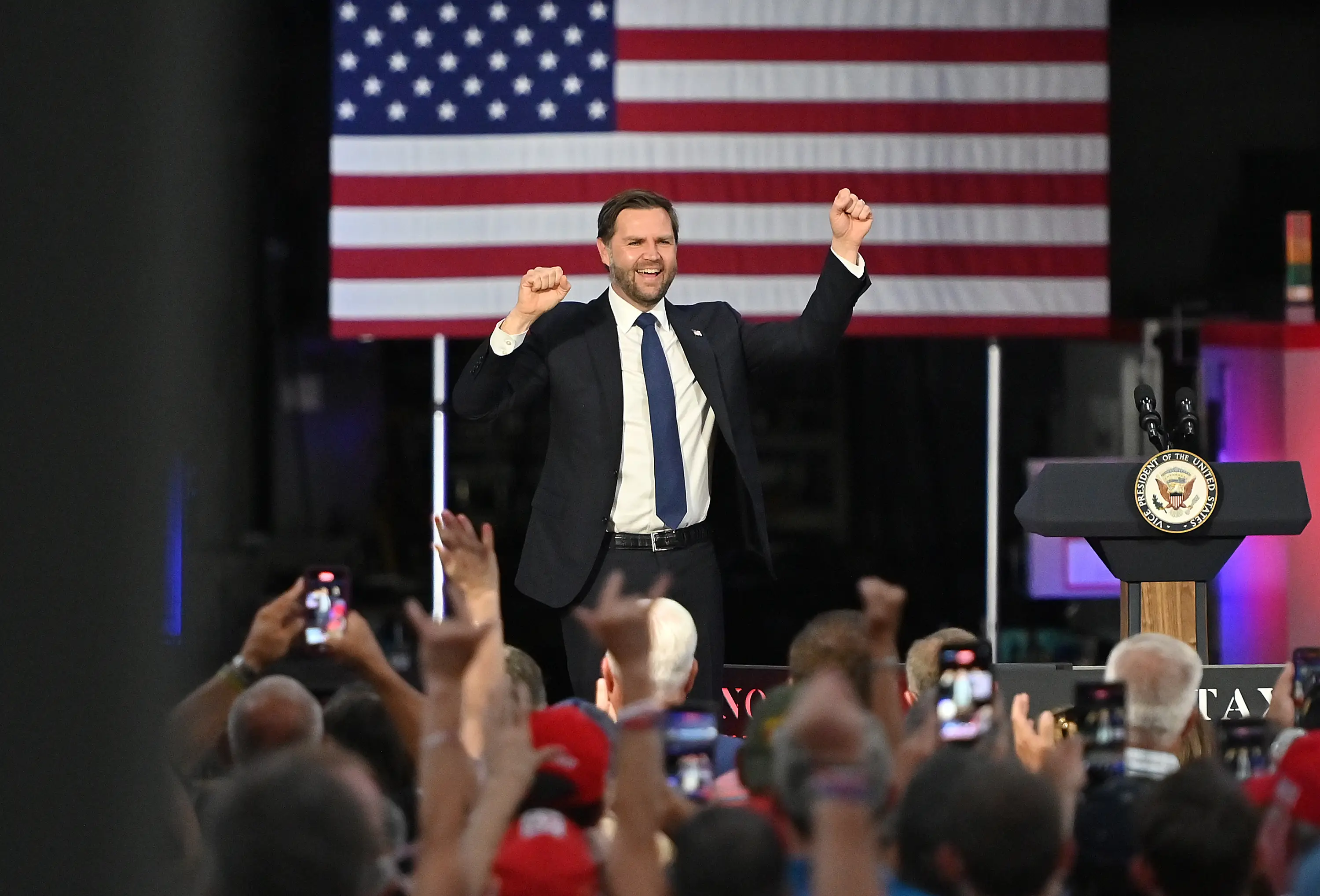 JD Vance’s alleged Spotify listening history is not what you’d expect (Aimee Dilger/SOPA Images/LightRocket via Getty Images)