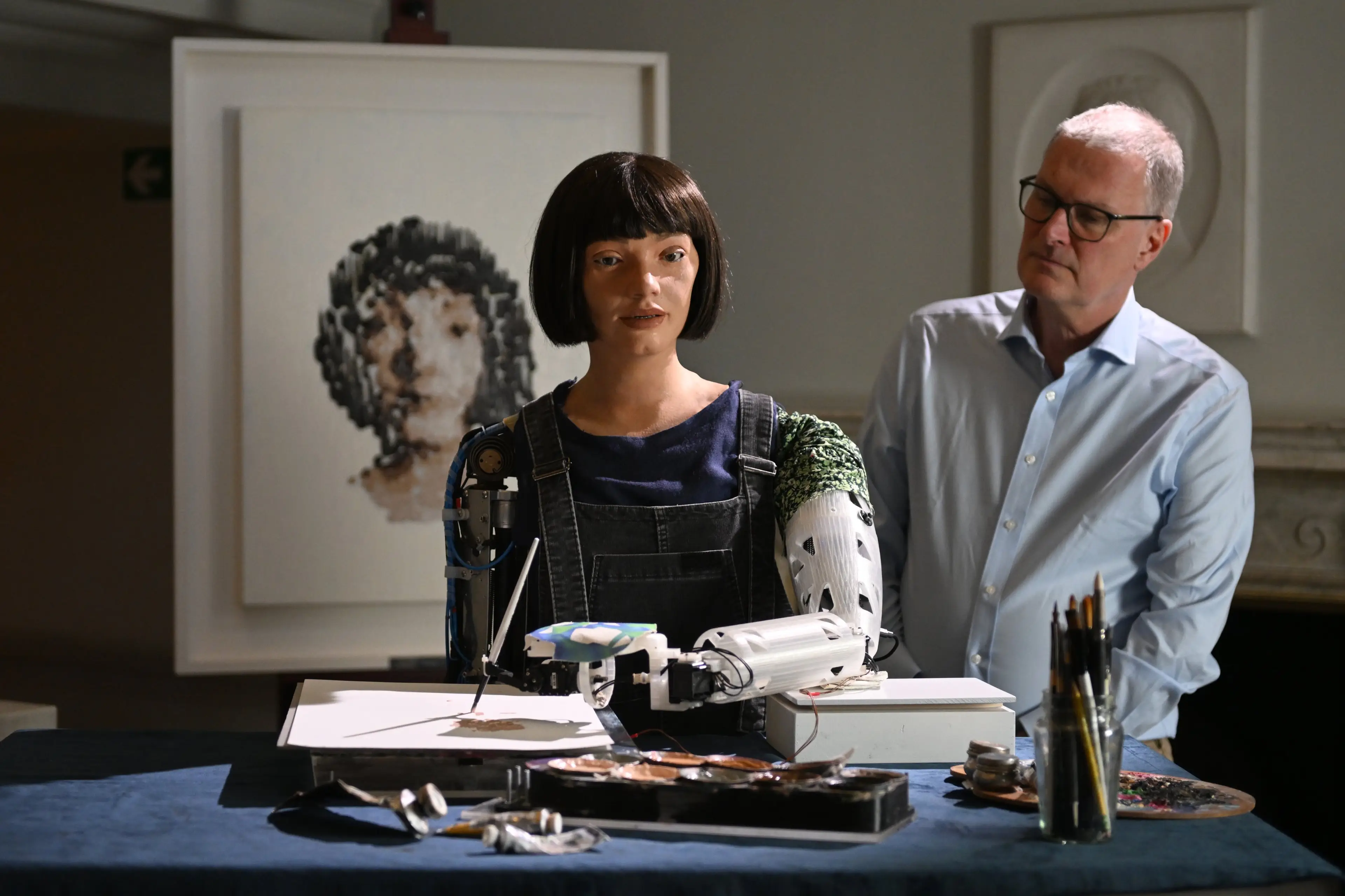 Ai-Da is a sophisticated piece of kit (Kate Green / Stringer / Getty)