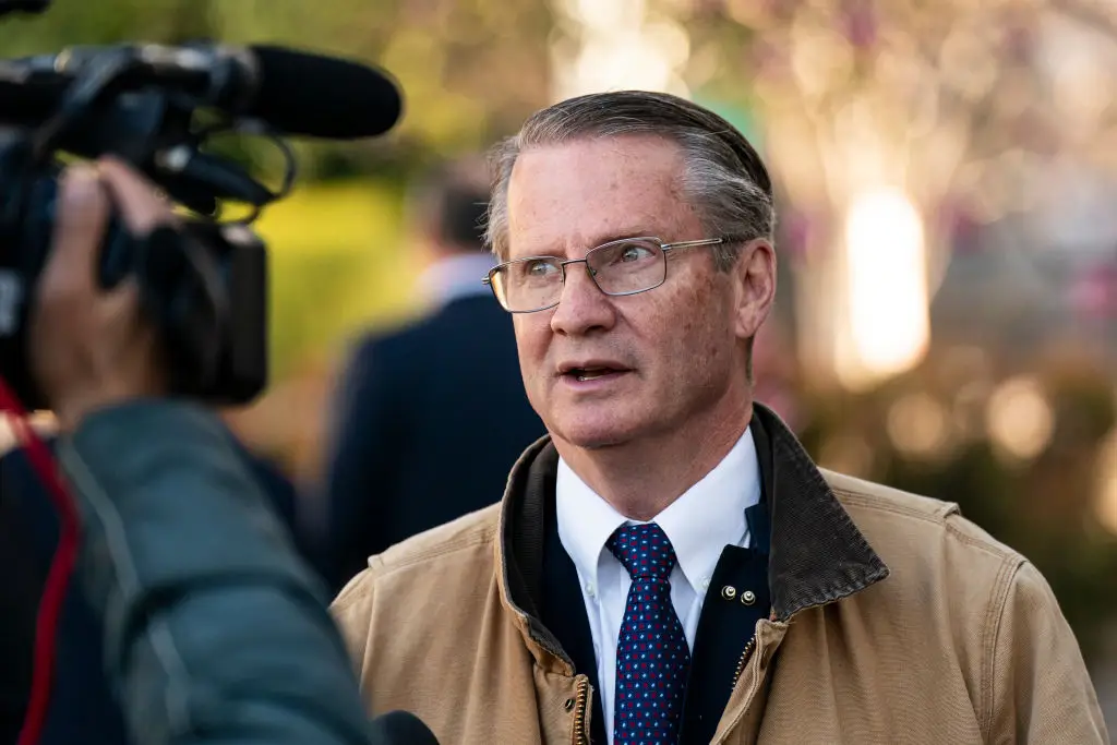 Burchess claims to have attended briefings about alien life that would 'unglue' the world (Al Drago/Getty Images)