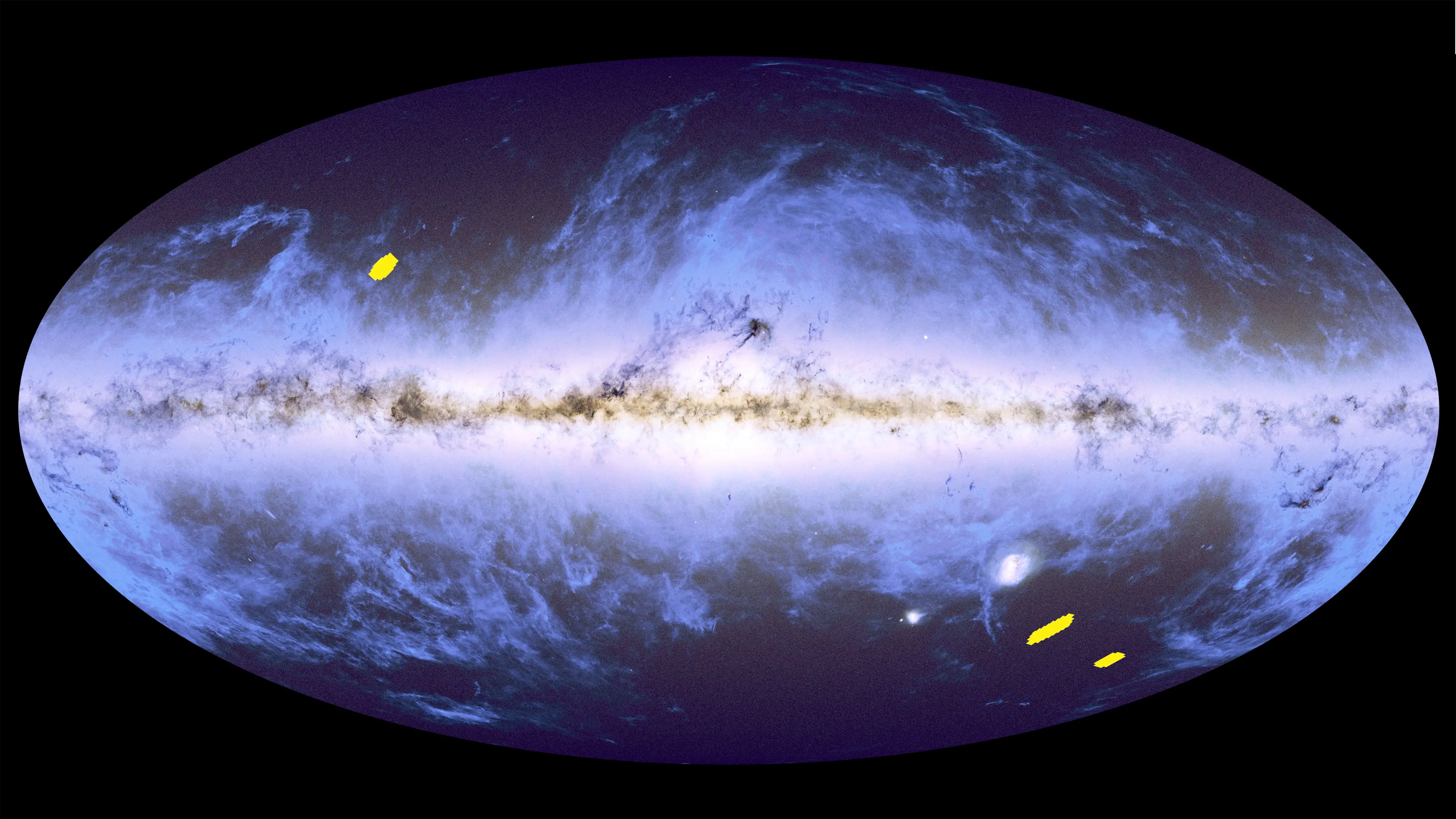 The mission involved observing billions of galaxies up to 10 billion light years away (ESA/Euclid/Euclid Consortium/NASA; ESA/Gaia/DPAC; ESA/Planck Collaboration)