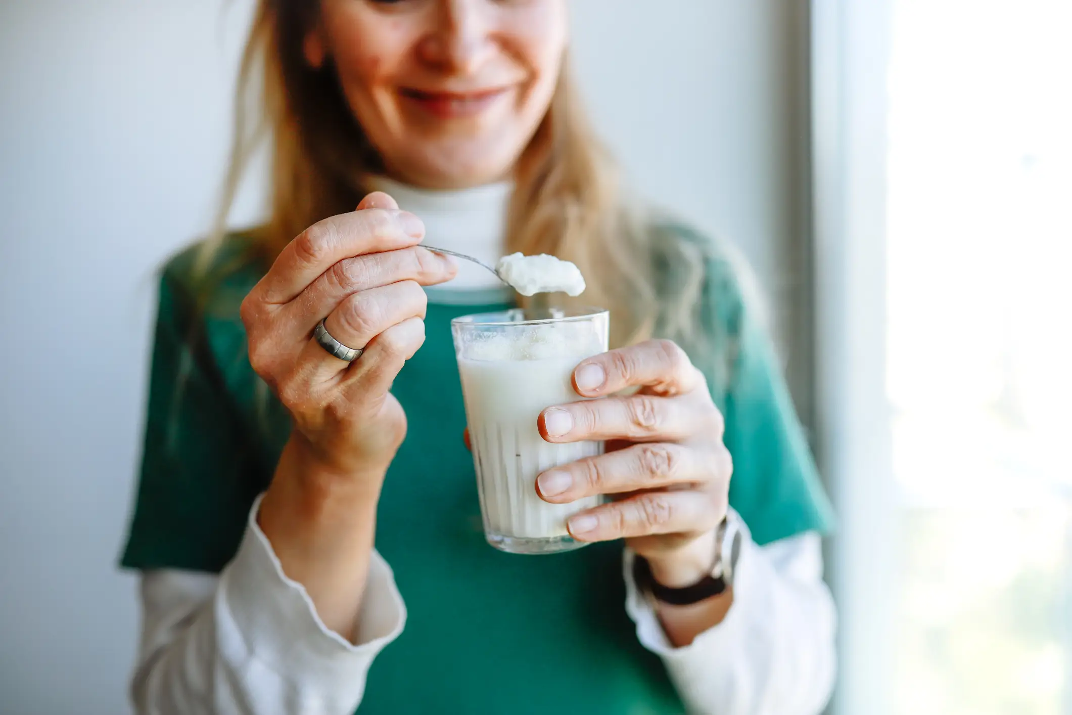 The risk of infection from live yoghurt is actually incredibly low for the average person, but high-risk individuals can be in danger (Natalia Lebedinskaia/Getty Images)