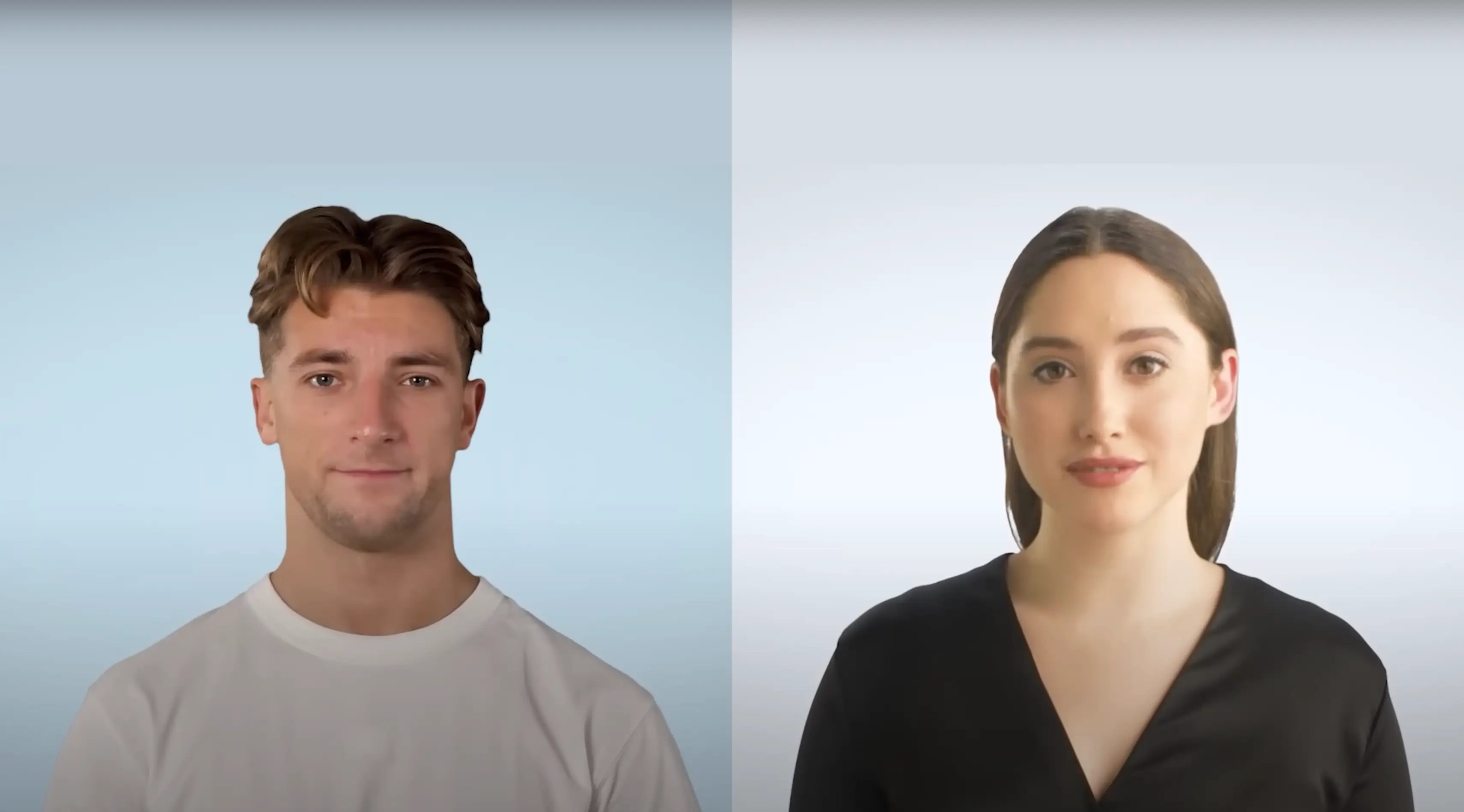 'Anna' and 'Jack' discussed the fact that they're not real (YouTube/@decycle2912)