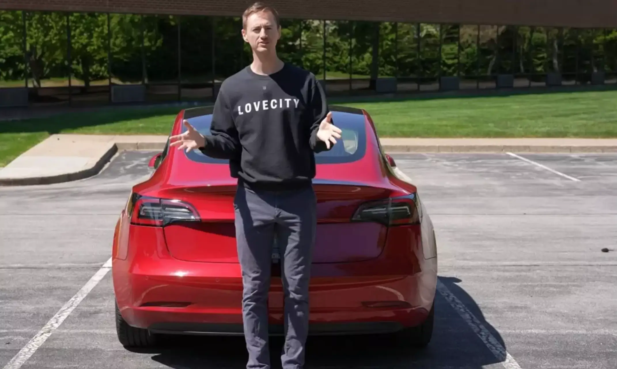 During this time, he's spent $4,255 charging the electric vehicle (YouTube/Andy Slye)