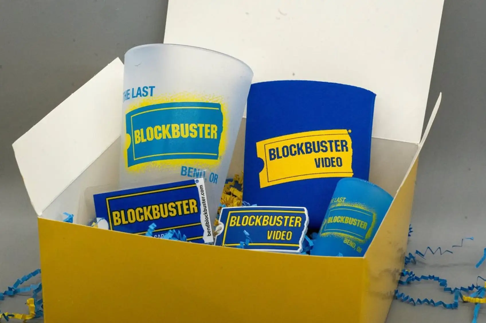 The store makes most of its money from merchandise sales (Instagram/@blockbusterbend)