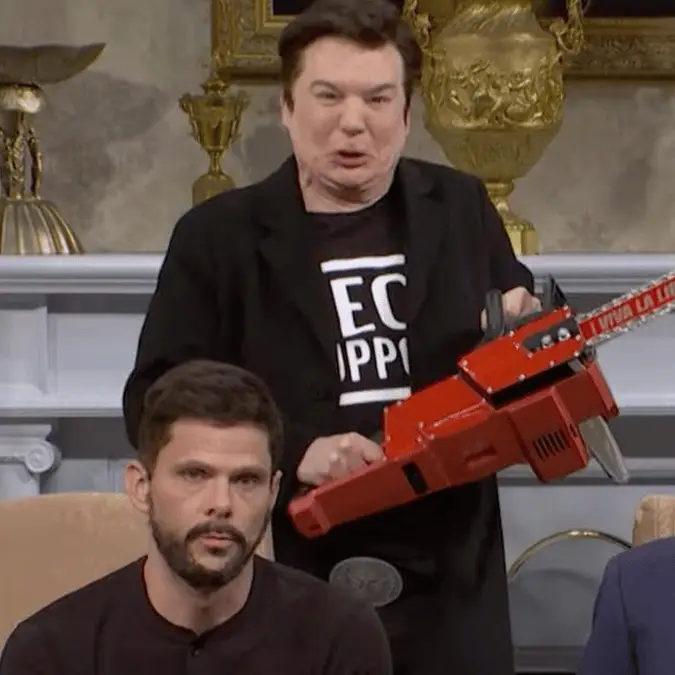 Elon Musk issues 5-word response to Mike Myers' 'brutal' impression of him on SNL during Trump Zelenskyy skit