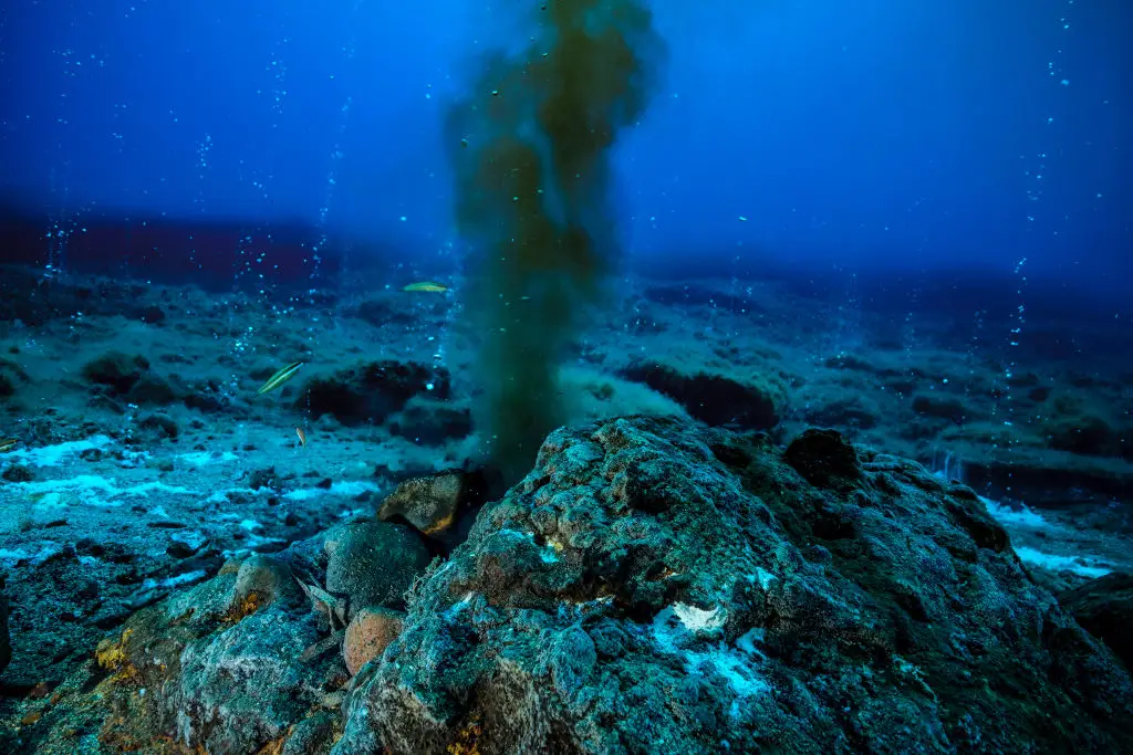 The volcano is located under the sea (Alexis Rosenfeld/Getty Images)