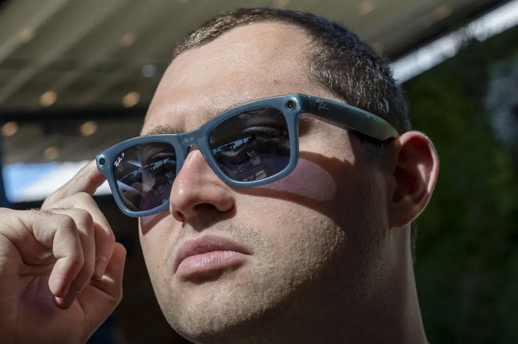 NameTag would scan people's faces to create biometric signatures, and then potentially match that with existing profiles (David Paul Morris/Bloomberg via Getty Images)