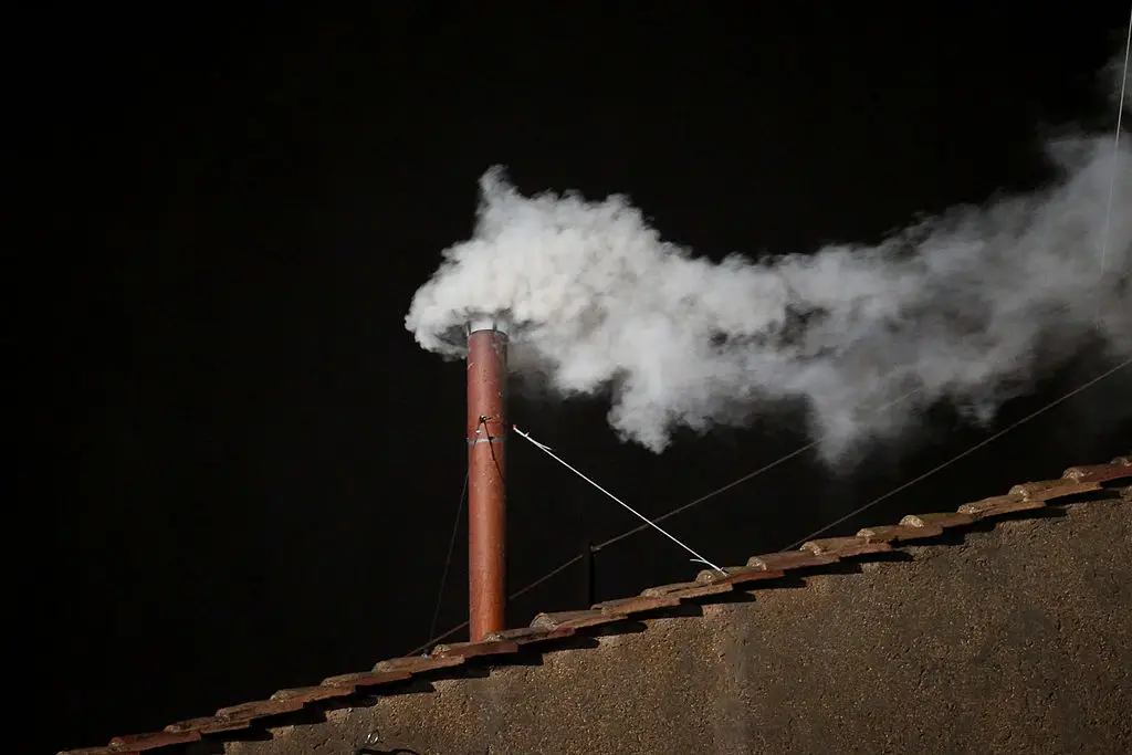 All eyes will be watching for white smoke to emerge from the Sistine Chapel's chimney, marking the arrival of a new pope (Peter Macdiarmid/Getty Images)