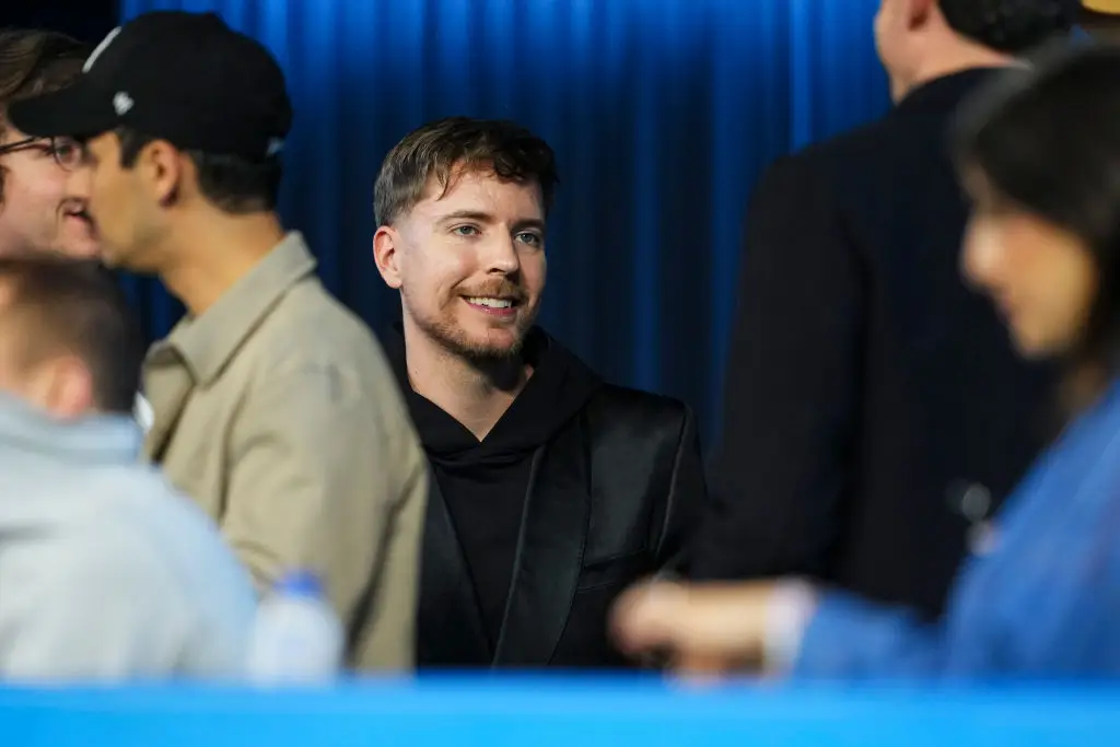 MrBeast has pushed back against claims that he'd be given funds to promote the US Military (Cooper Neill/Getty Images)