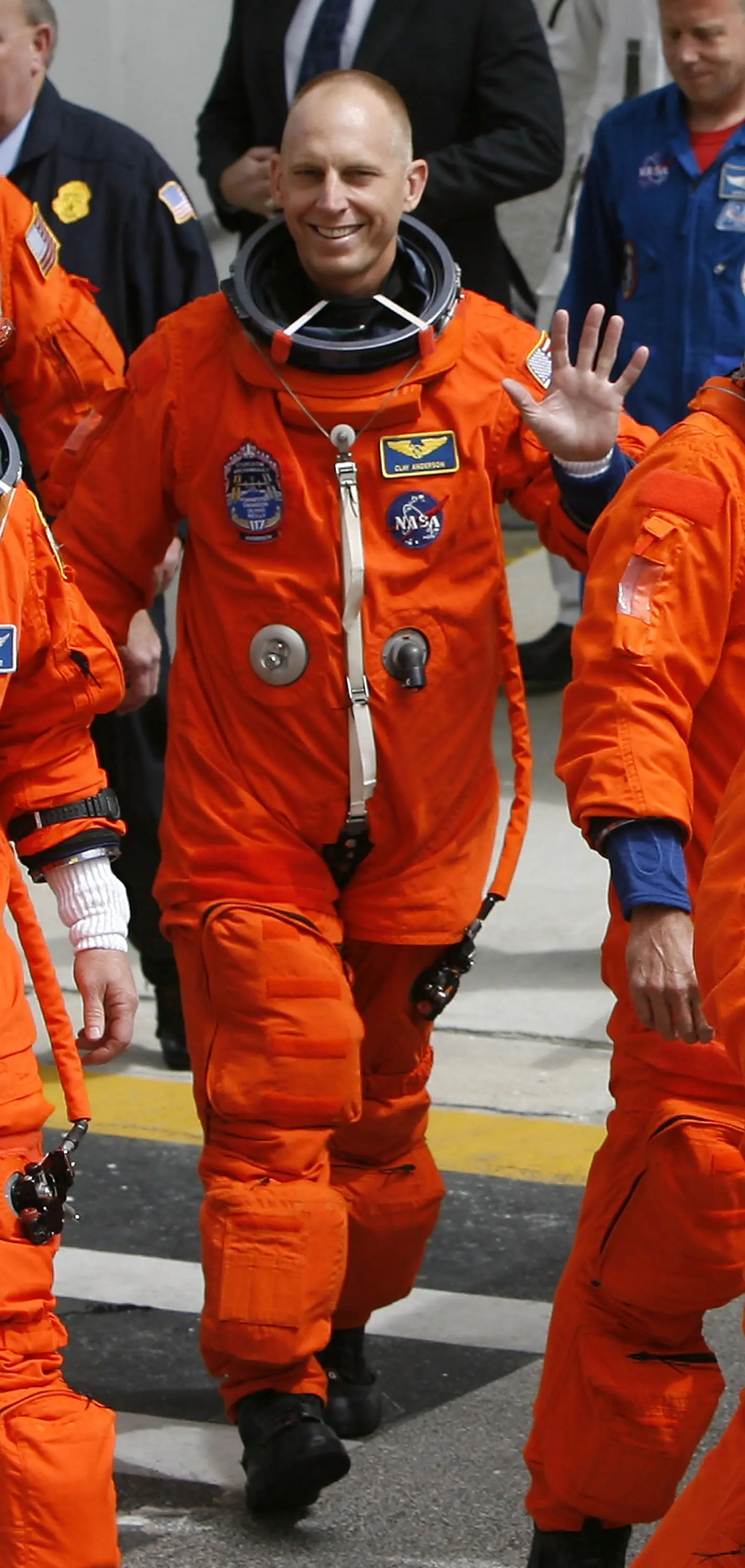 The astronaut shares memories from space on social media (Eliot J. Schechter/Getty Images)