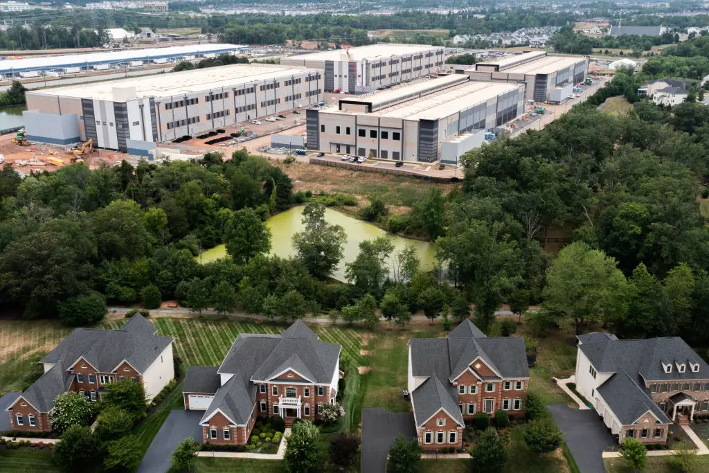 Living by a data center is something most across the country would want to avoid (Nathan Howard/Getty Images)