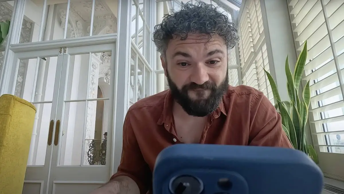 He's shocked to learn that the AI admits it could hurt him on purpose (YouTube / InsideAI)