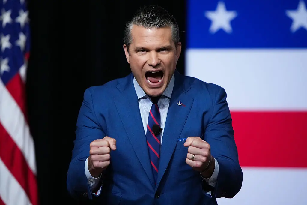 War Secretary Pete Hegseth claimed that America's military must 'prepare for war' in a worrying speech (Andrew Harnik/Getty Stock)