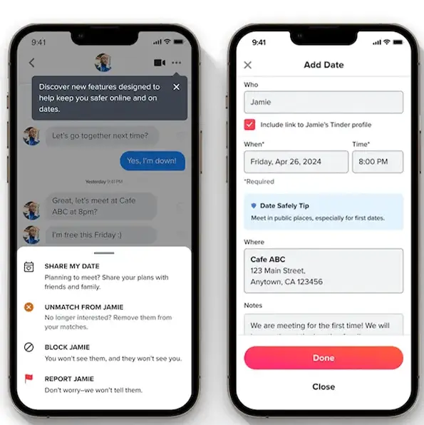 Tinder is getting a 'Share My Date' feature for your nosy friends